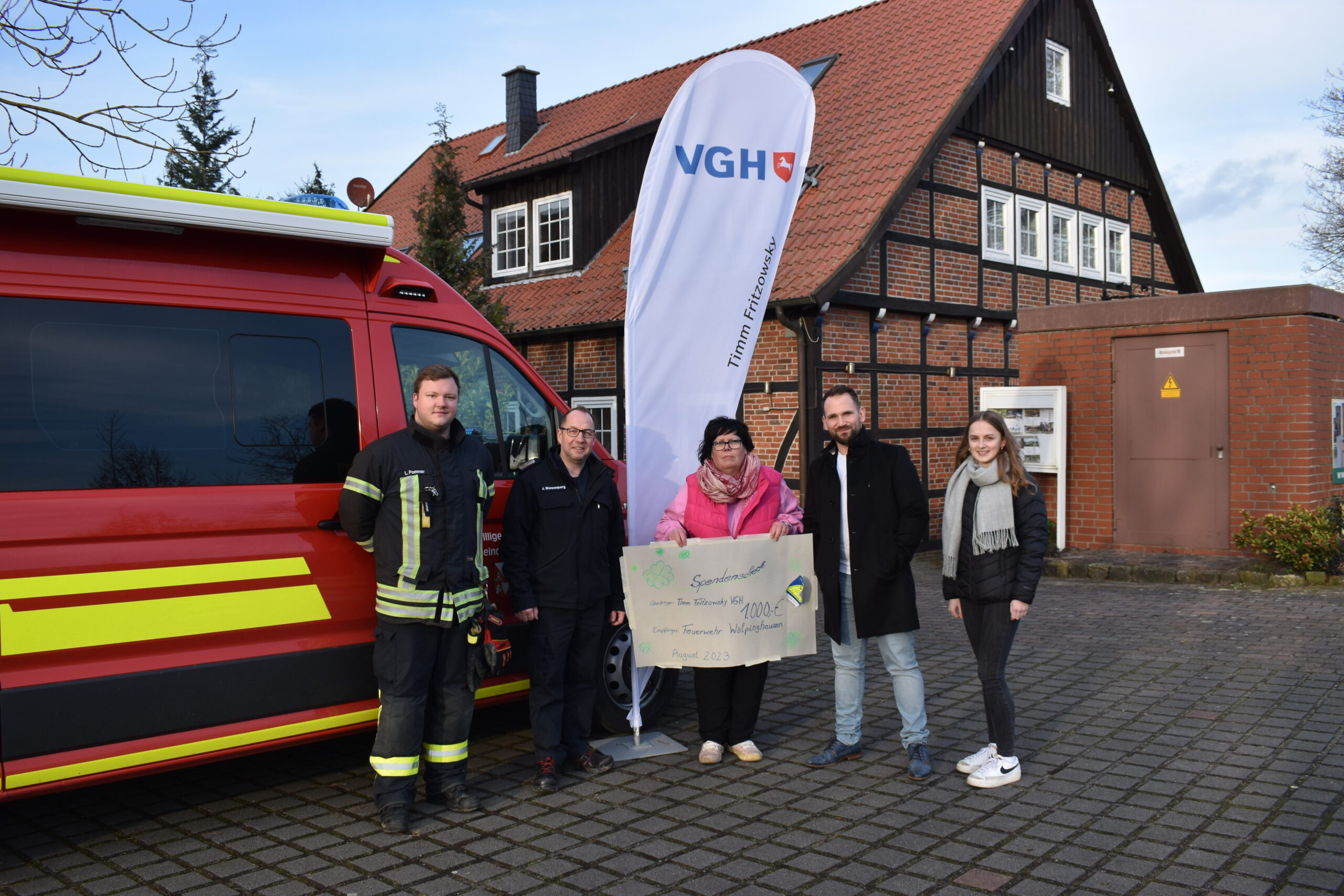 Read more about the article Hohe Spende für die Feuerwehr