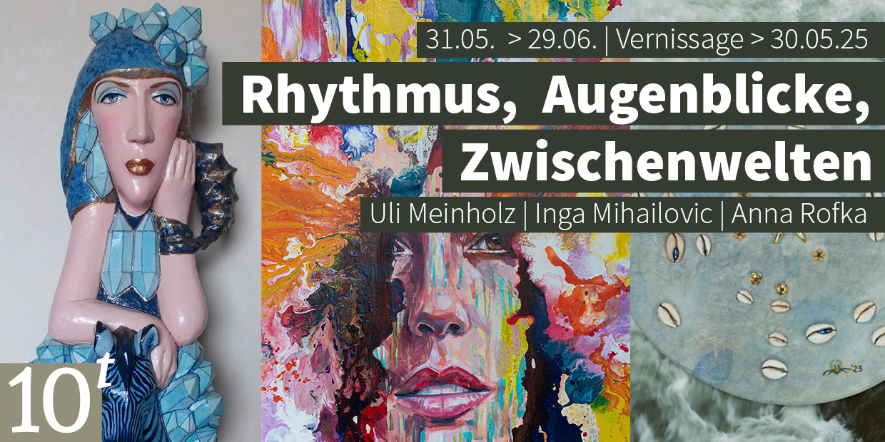 Mehr über den Artikel erfahren Ausstellung „Rhythmen, Augenblicke, Zwischenwelten“ bis 29. Juni