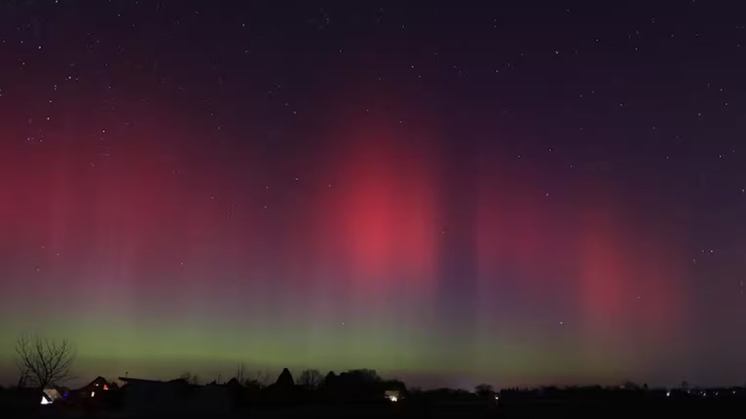 Polarlichter über Schaumburg